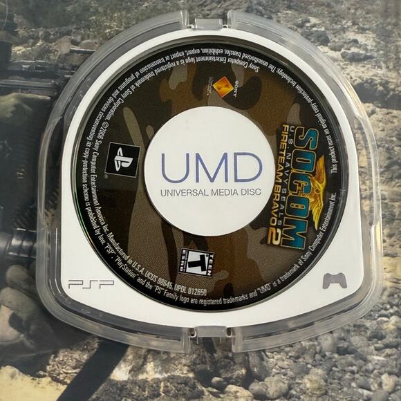 SOCOM U.S. Navy SEALs Fireteam Bravo 2 (Sony PSP, 2006) Complete CIB - Picture 4 of 4